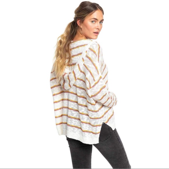 Roxy 'Sand Bay Beach' Stripe Sweater www.imisca.jp